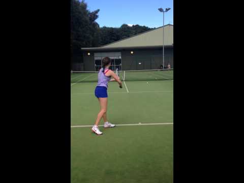 Holly Horsfall Tennis Serve