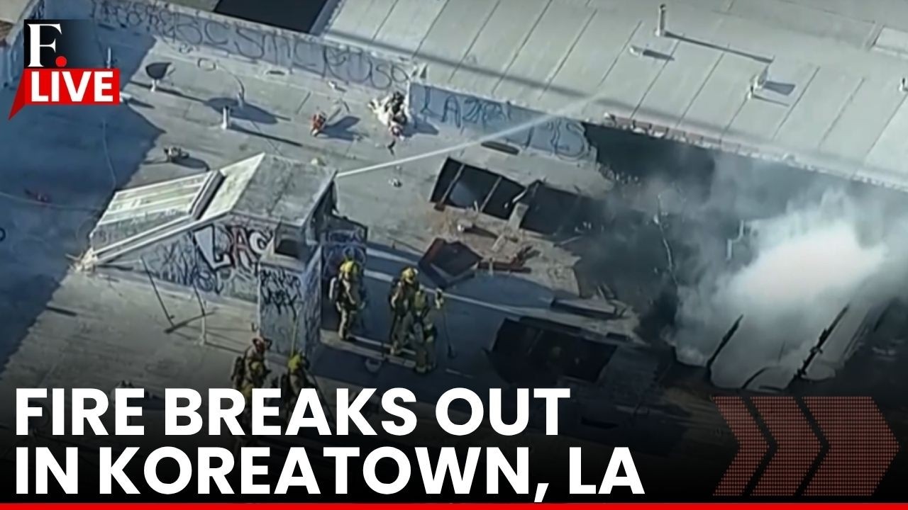 Los Angeles Fire LIVE: Fire Erupts In Koreatown Again at Dewey Avenue Address | LAFD | BREAKING