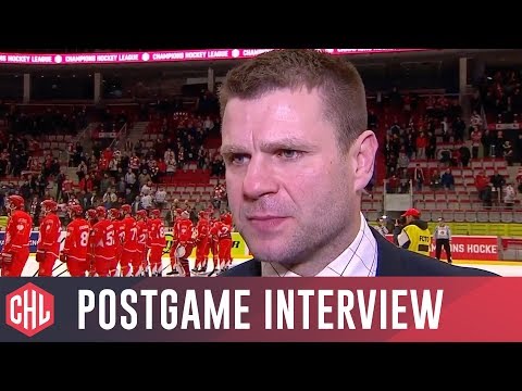 Oceláři Třinec vs. JYP Jyväskylä postgame interviews