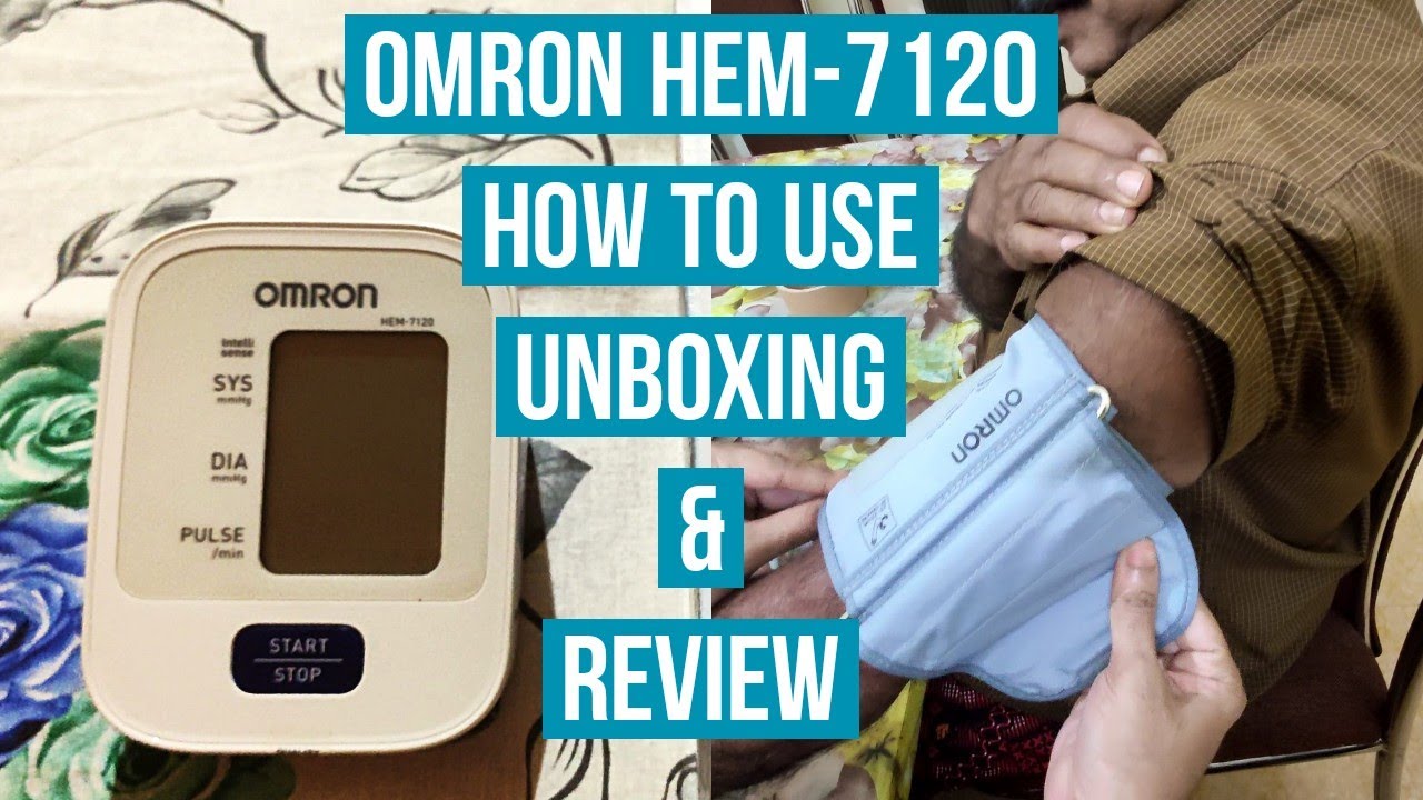 Omron Hem-7120 Review and Unboxing and Use |💉Check blood pressure @ Home•automatic BP monitor 🏩