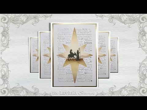 Christmas Star by Eleana Evans - A Lavinia Stamps Tutorial