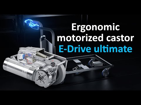 Increase productivity and ergonomics with TENTE´s motorized castor E-Drive ultimate