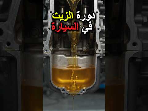 إزاي الزيت بيوصل لكل حتة جوه الموتور؟ 🔥 | دورة الزيت في محرك السيارة