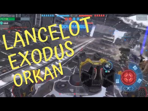 LANCELOT DESTROYS With EXODUS ORKAN || Beacon Rush|| War Robots [WR]