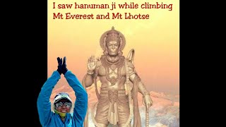 Seeing Hanuman Ji in Real life #dejavu #everest #Lhotse #adventure #himalayas #reallifestory
