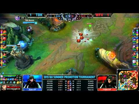 Winterfox vs Team Dragon Knight - Game 3 - NA LCS Spring Promotion 2015 - WFX vs TDK
