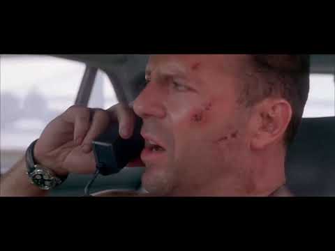 Die Hard 3 1995 John & Carver chase after Simon scene