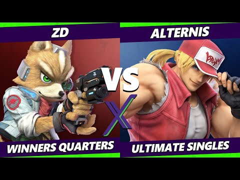 S@X 468 Winners Quarters - ZD (Fox) Vs. Alternis (Terry) Smash Ultimate - SSBU