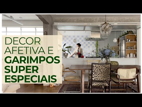 INCRÍVEL DECOR MISTURA ANTIGO COM NOVO - ARQUITETURA MODERNA E ATUAL COM GARIMPOS E OBJETOS AFETIVOS