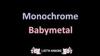 Download lagu Monochrome - Babymetal (Karaoke) mp3