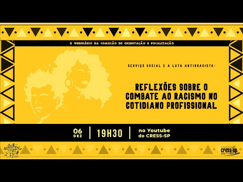 II Webinário da COFI - Serviço Social e a Luta Antirracista