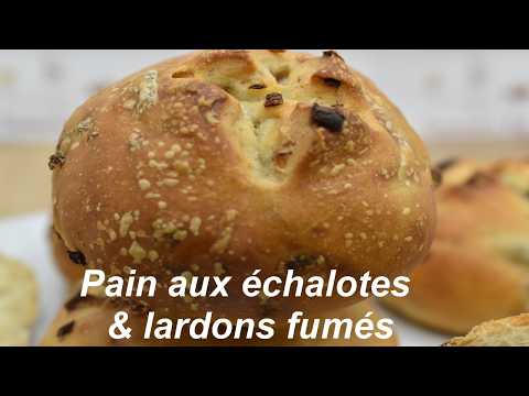 Pain Maison Facile aux Échalotes et Lardons Fumés : La Meilleure Recette ! #pain #facile