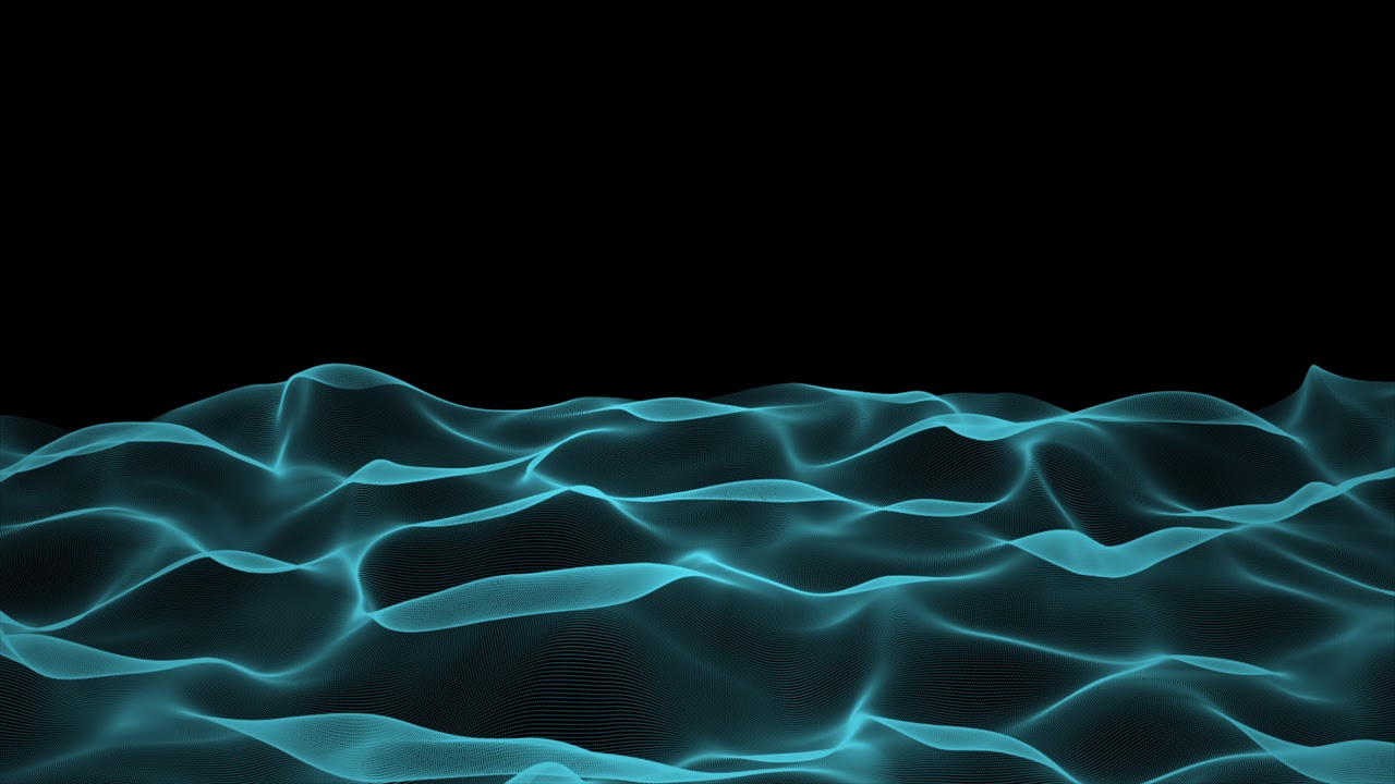 Blue Wave Background | Free Stock Video Footage HD 4K
