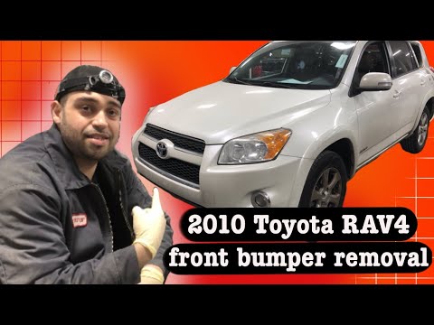 2010 Toyota RAV4 front bumper removal