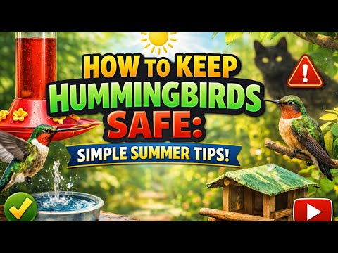 How to Keep Hummingbirds Safe