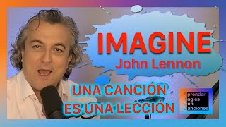 Video thumbnail of "Imagine Lennon subtitulada en español e Inglés - Aprender Inglés Con Canciones José Rodriguez"