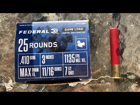 Federal 3” .410 Game Load - Breakdown