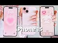 ️ IPhone 15 ️ Aesthetic Unboxing Customization ASMR