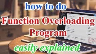 Function Overloading in Java | ICSE Class 10 Computer