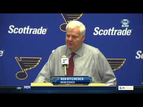 Ken Hitchcock post game interview Feb 23 2013 Columbus Blue Jackets vs St. Louis Blues NHL Hockey