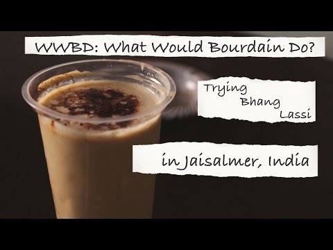 BHANG LASSI: That CRAZY "Weed" Drink of India | Anthony Bourdain’s Bhang Lassi Spot!