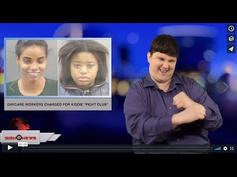 Daycare workers charged for Kiddie "Fight Club" (ASL - 11.7.18)