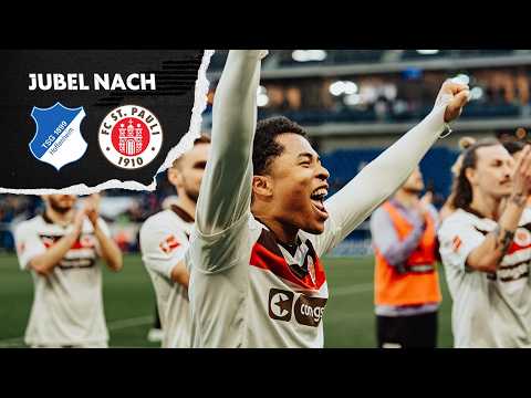 Jubel nach dem Sieg gegen die TSG Hoffenheim