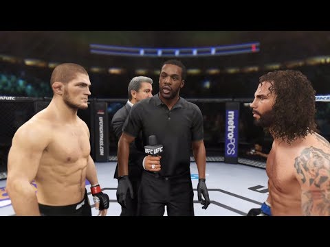 Khabib vs. Clay Guida (EA Sports UFC 2) - Champion Fight ☝️🦅