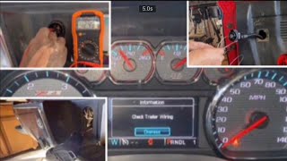 7 pin trailer connector in bumper & in bed w/ harness replacement w/ how to diagnose a problem