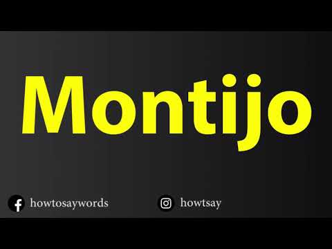 How To Pronounce Montijo