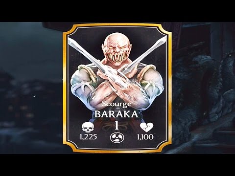 Mortal Kombat X (iOS) - Scourge Baraka Challenge - Battle 5: Scourge Baraka Boss Fight (Normal)