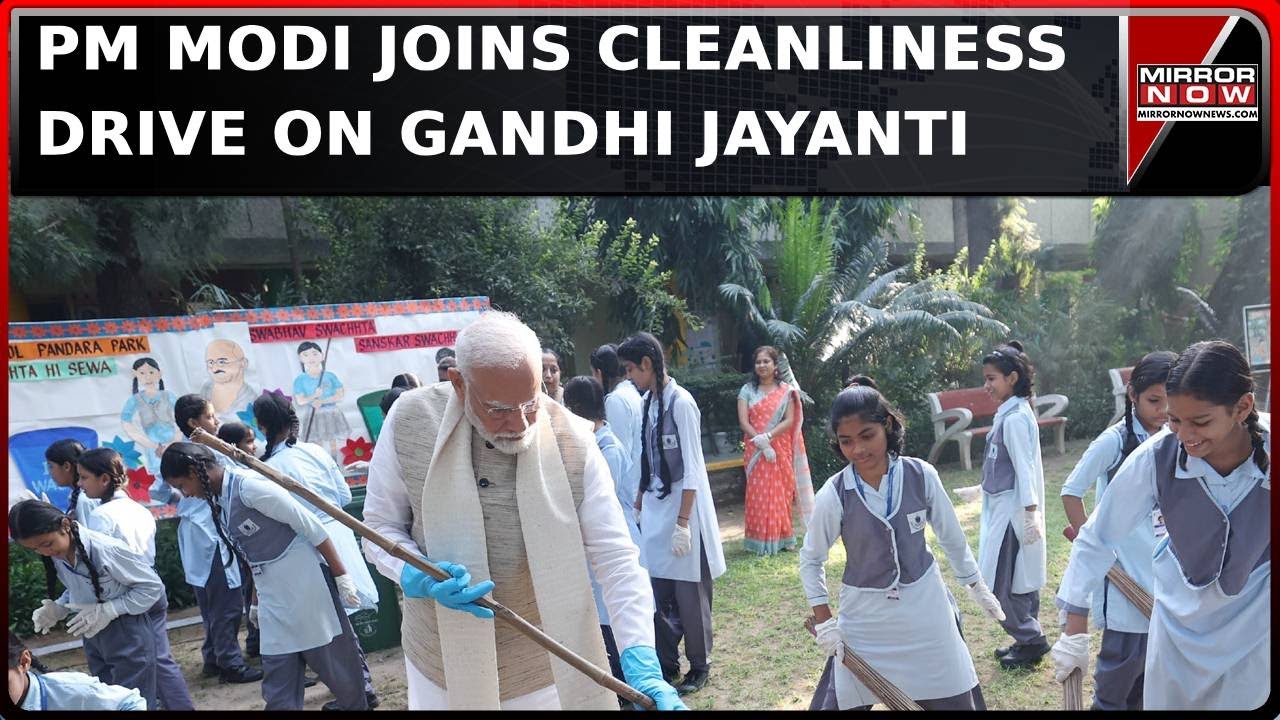 PM Modi Joins Cleanliness Drive On Gandhi Jayanti 2024, 10 Yrs Of Swachh Bharat Abhiyan | Top News