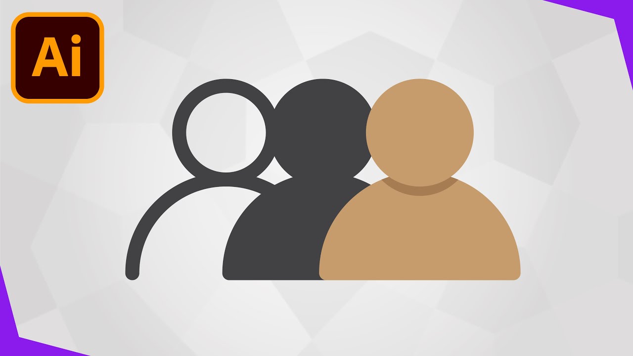 How To Draw A Person Icon In Adobe Illustrator