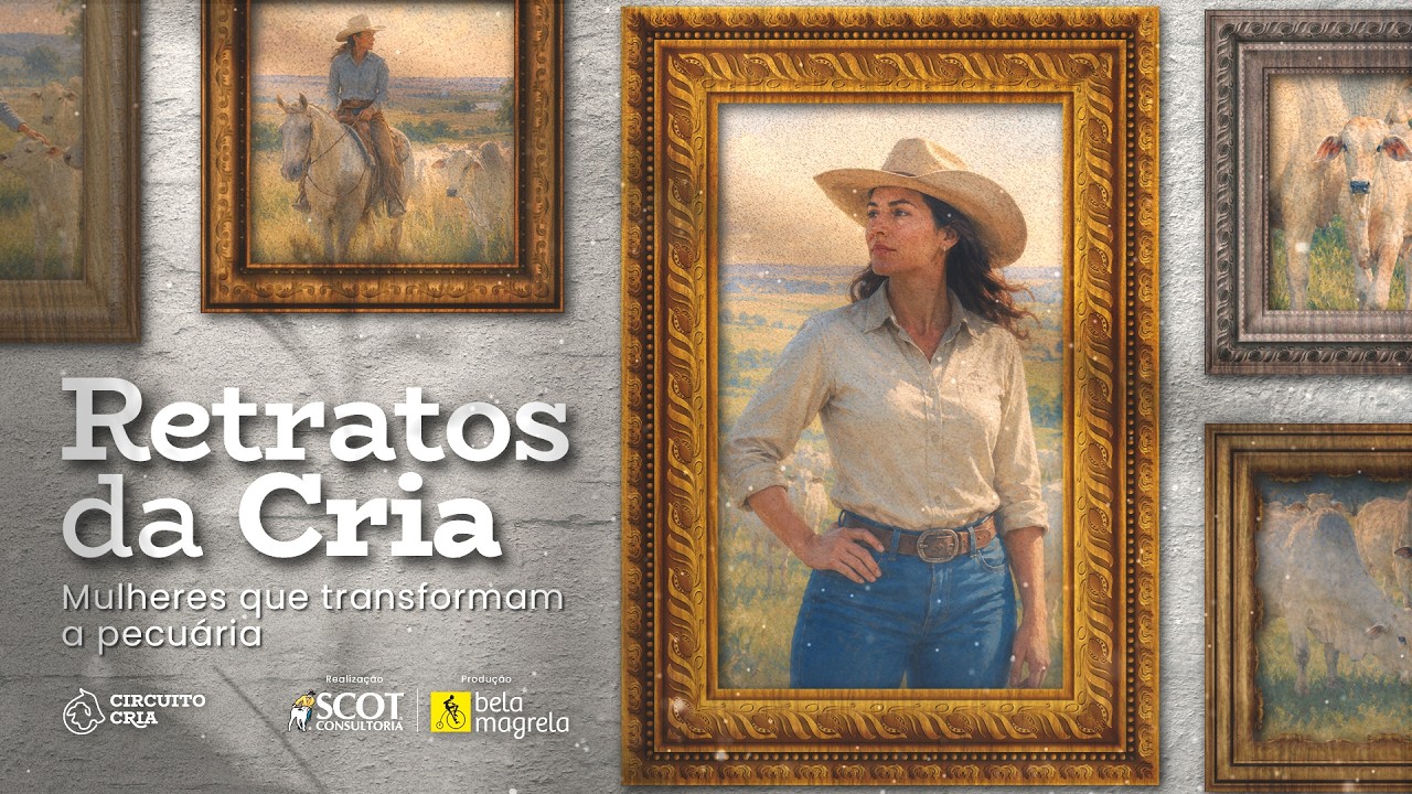 Retratos da Cria: mulheres que transformam a pecuária
