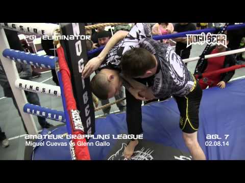 PGL Eliminator • Miguel Cuevas vs Glenn Gallo at AGL 7 • Amateur Grappling League® • Nogi Bear®