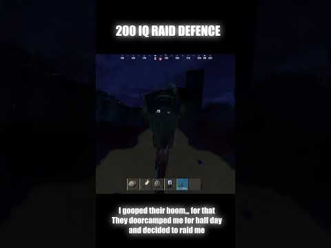 200 IQ Raid DEFENCE Solo  #rust #rusttrolling #memes #gaming #funny #games