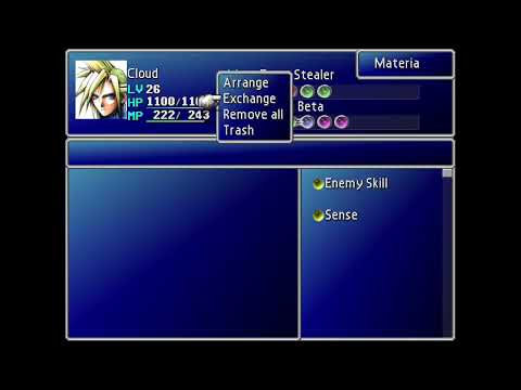 FF7 - Smuggle Materia Glitch + 2 free MP Plus Materia