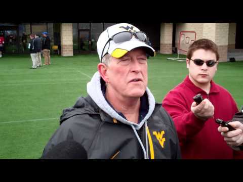 WVU Spring Football Practice 04-06-11 - Head Coach Bill Stewart comments