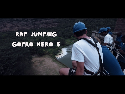 Rap Jumping down a Dam Wall - GoPro Hero 5