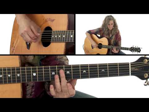Acoustic Rhythm Guitar Lesson - Add Harmonics Performance - Vicki Genfan