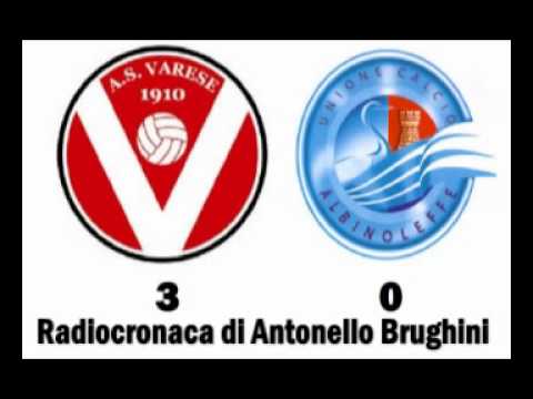 Antonello Brughini in Varese-Albinoleffe 3-0 (5-2-2011) Radiocronaca da Radio 1 RAI