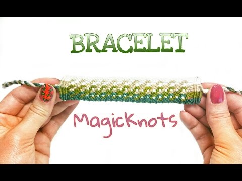 Micro Macrame Big Square Pendant Tutorial  Macrame Magic Knots  DIY