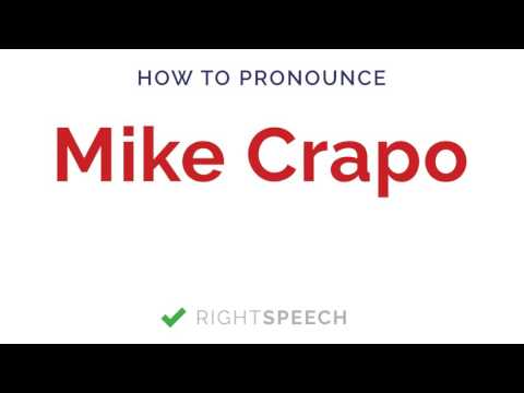 Mike Crapo - How to pronounce Mike Crapo - American Senator