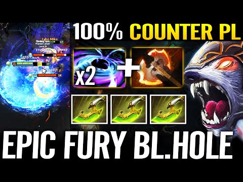 🔥 WTF MOST EPIC MATCH EVER - Black hole + Fury GOD URSA 32kills 100% Counter PL 7.29 Dota 2 Pro