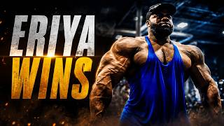 Quinton Eriya wins the 2026 Toronto Pro Supershow men's open bodybuilding title