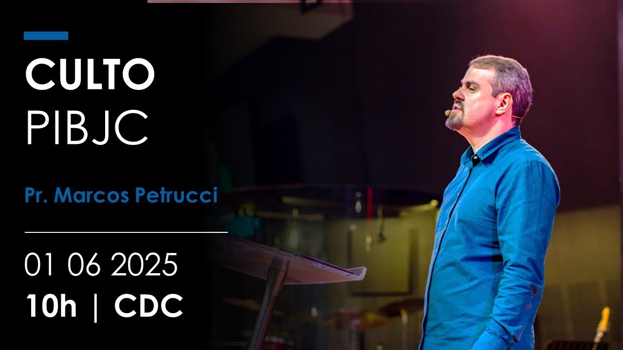 Culto Matutino - PIBJC  |  01 06 2025  |  10h  |  Centro de Celebrações