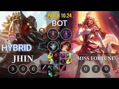 APK HyBrid Jhin vs Miss Fortune Bot - KR Patch 10.24