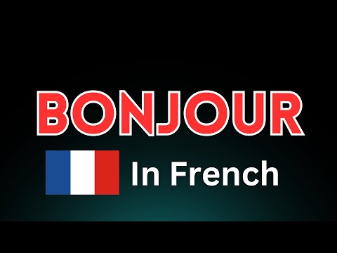 Learn How to Pronounce 'Bonjour'! Correctly (French Greeting)