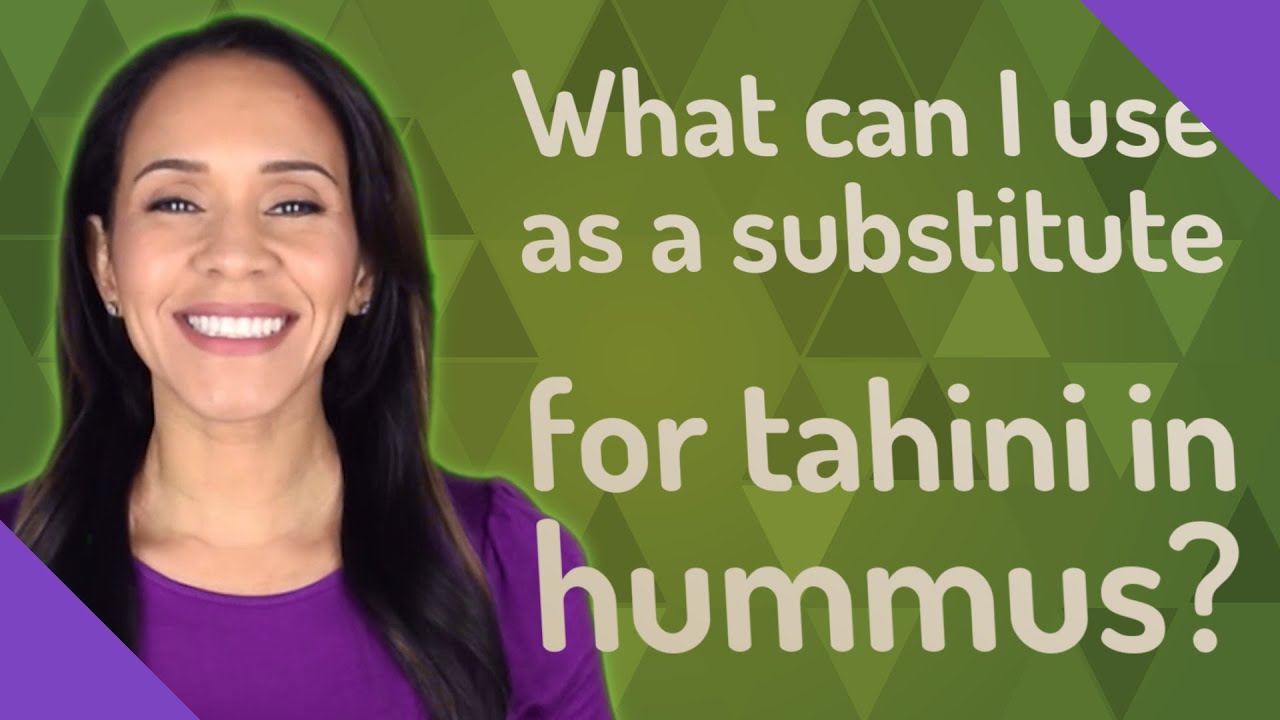 Can you substitute peanut butter for tahini in hummus? Tipseri
