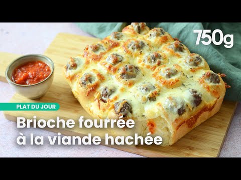 Savory buchty with beef and mozzarella